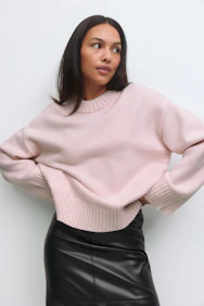 Crew Neck Knitted Sweater
