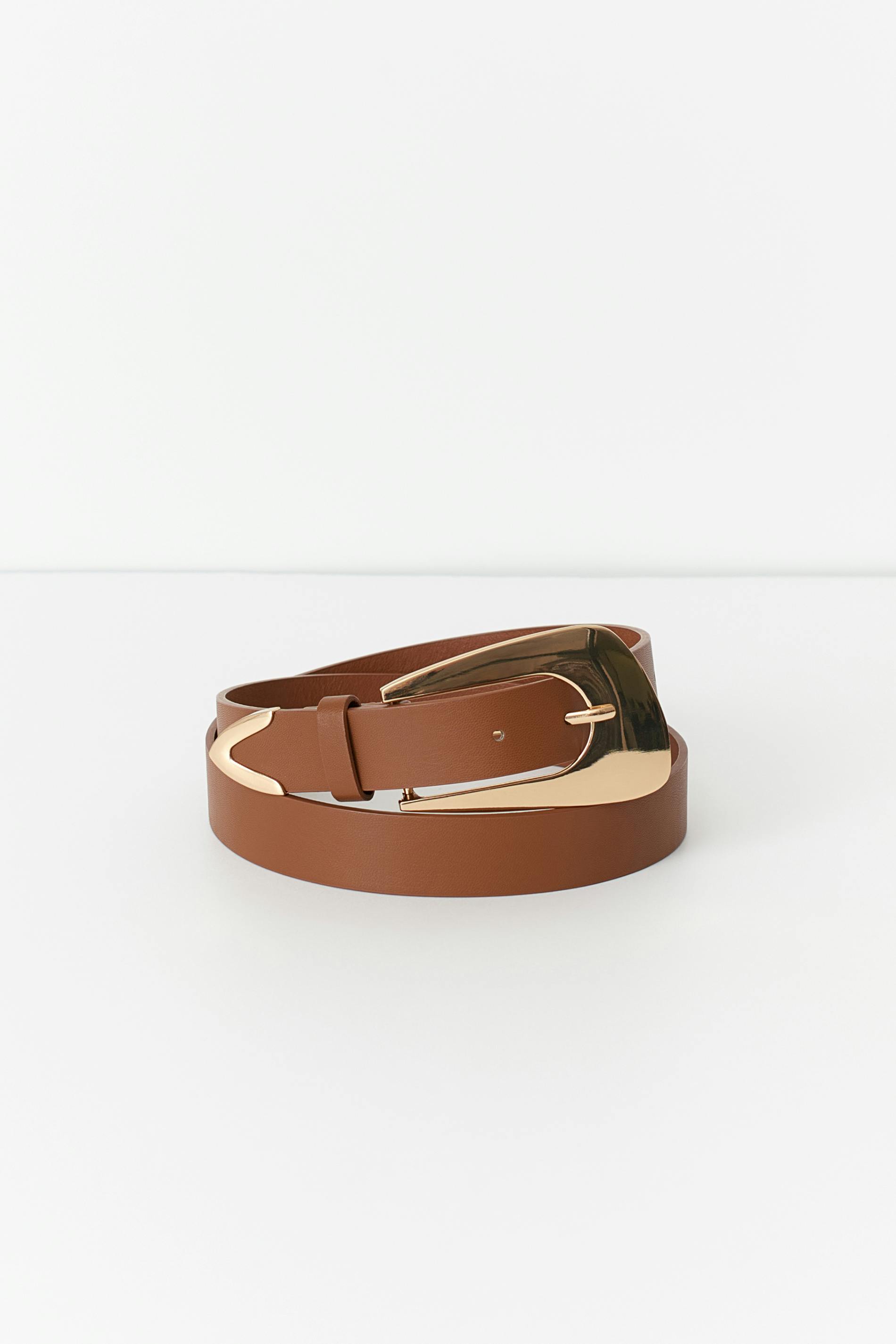 Gina Tricot - Hip belt - Bælter - Brun - M/L - Dame