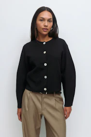 Shaped Knitted Cardigan