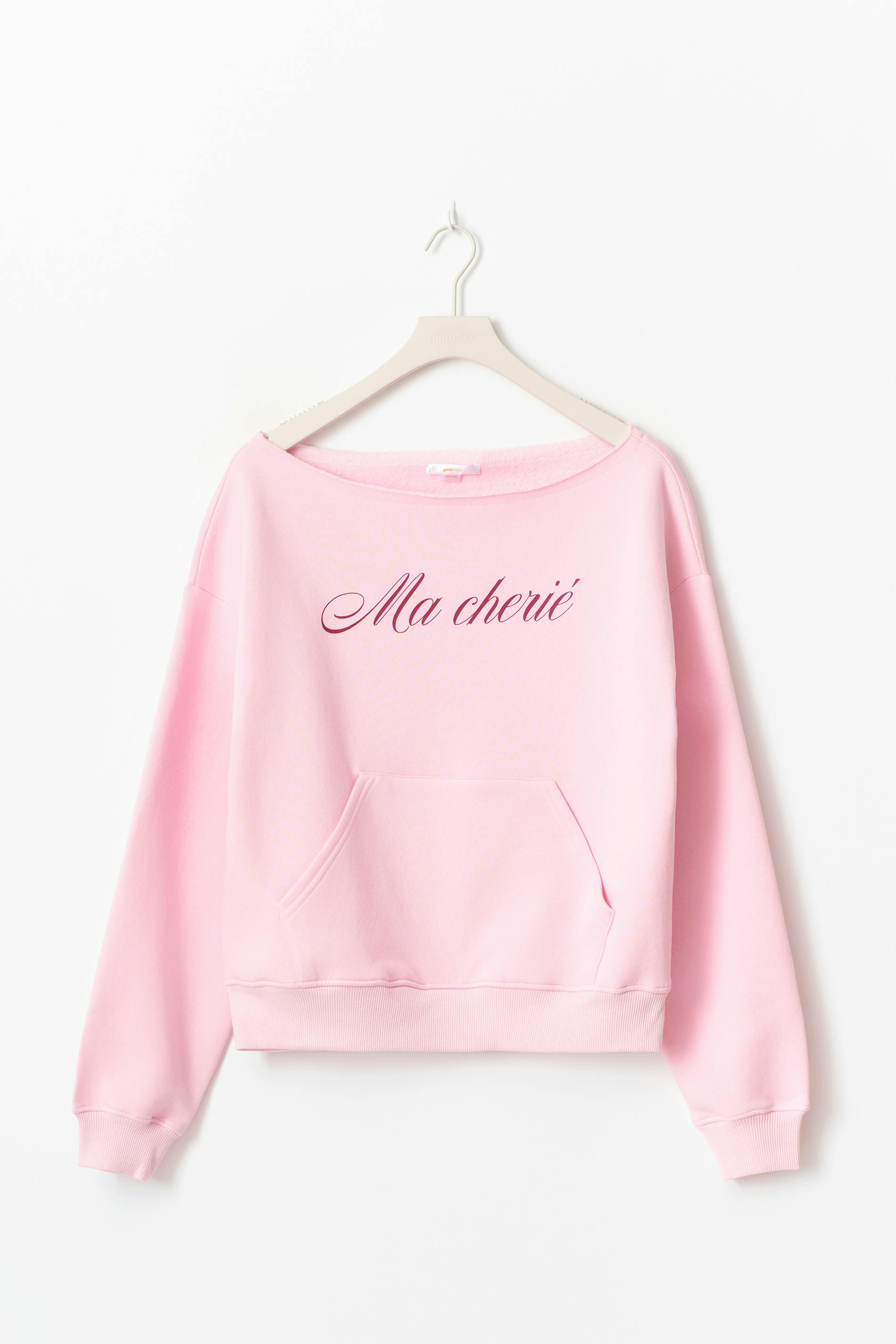 Y off shoulder sweater Pink Gina Tricot