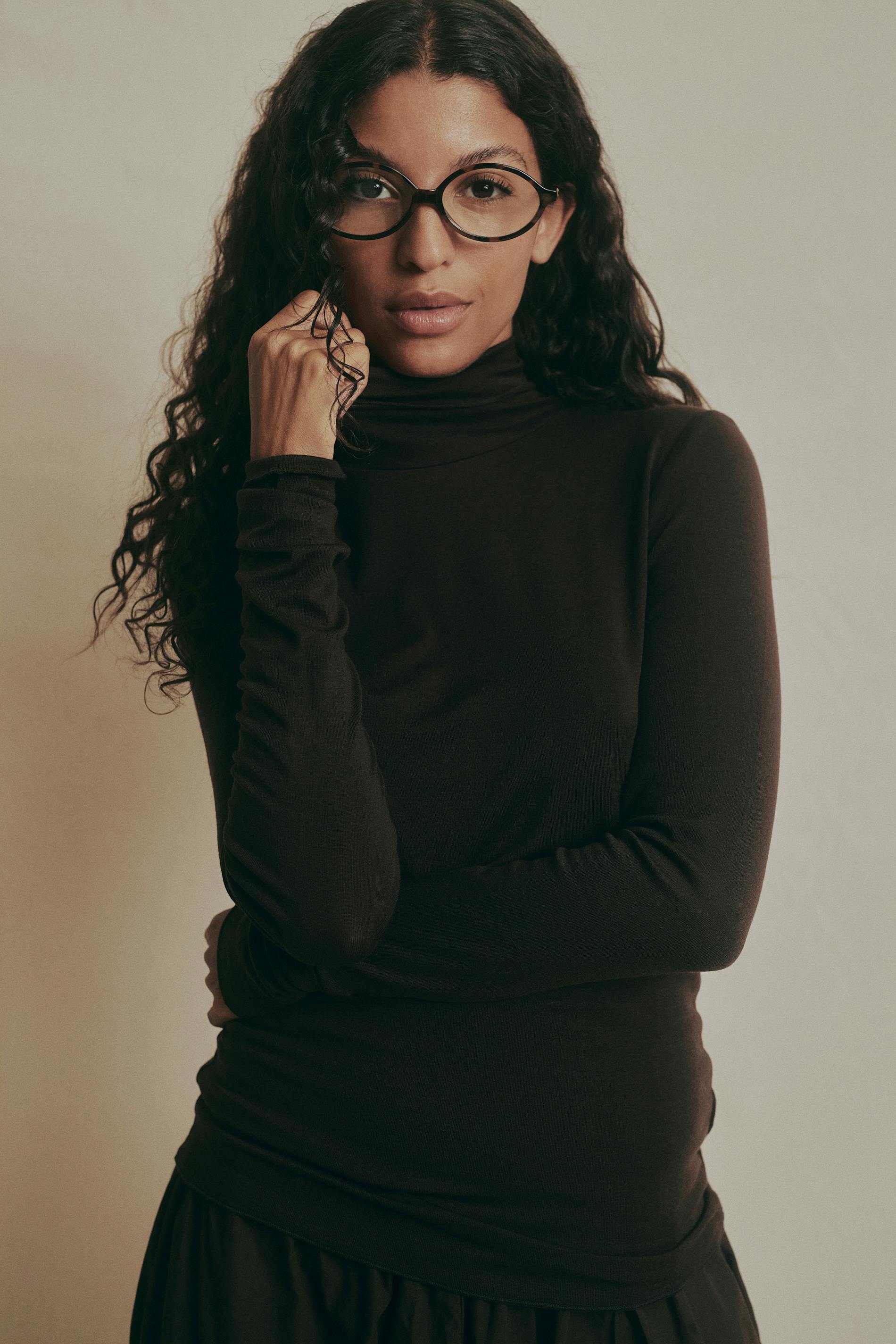 Gina Tricot - Premium polo top - Poolopaidat - Ruskea - S - Naiset