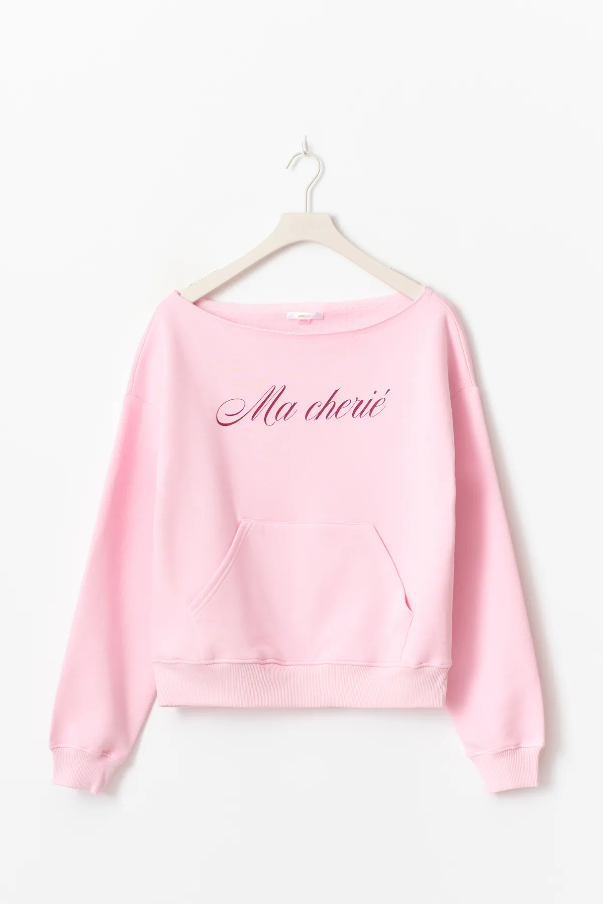 women's light pink off the shoulder sweater dress Abeni Mini Hand wash coldModel is wearing a size small that measures 23in/58cm in lengthSlight modifications might be made to improve garment quality.Handling the garments with care Women's Light pink Off-the-Shoulder Sweater
