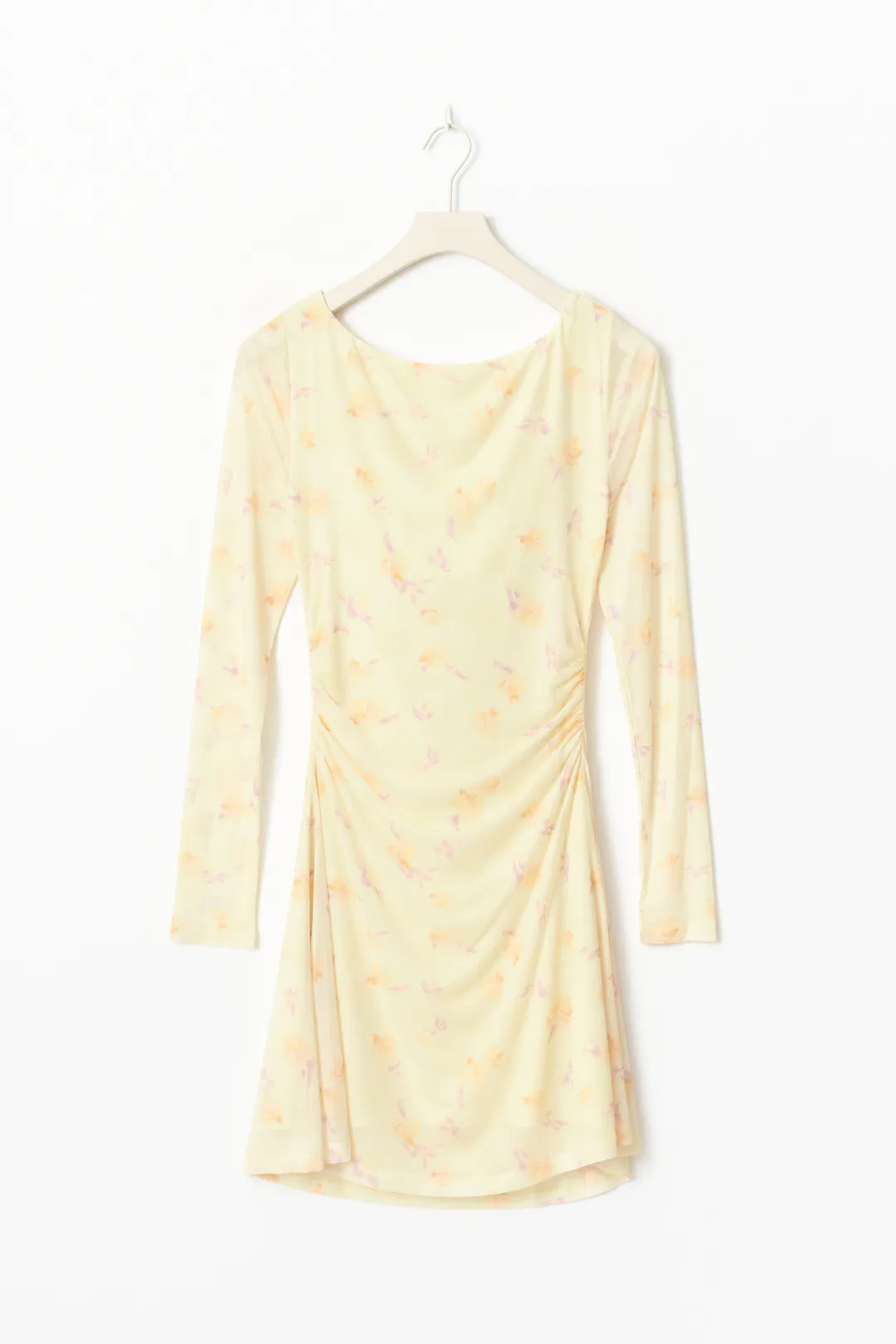 Mesh mini dress - Yellow - Women - Gina Tricot
