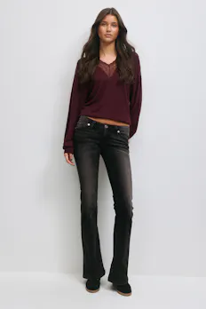 14+ Hip Hug Flare Jeans
