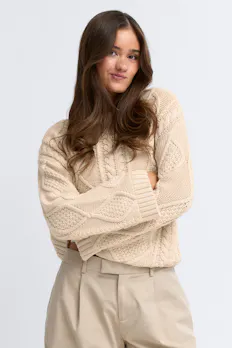 Knitted Cable Sweater