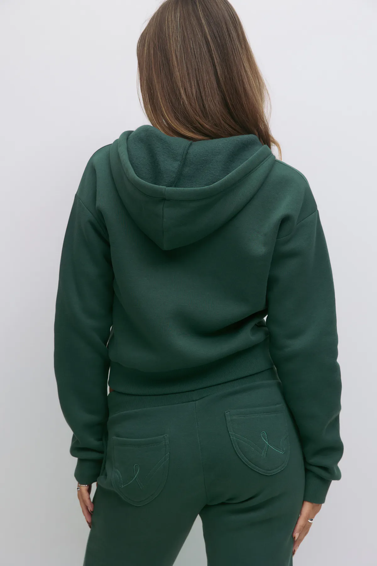 14+ zip hoodie - Green - Gina Tricot