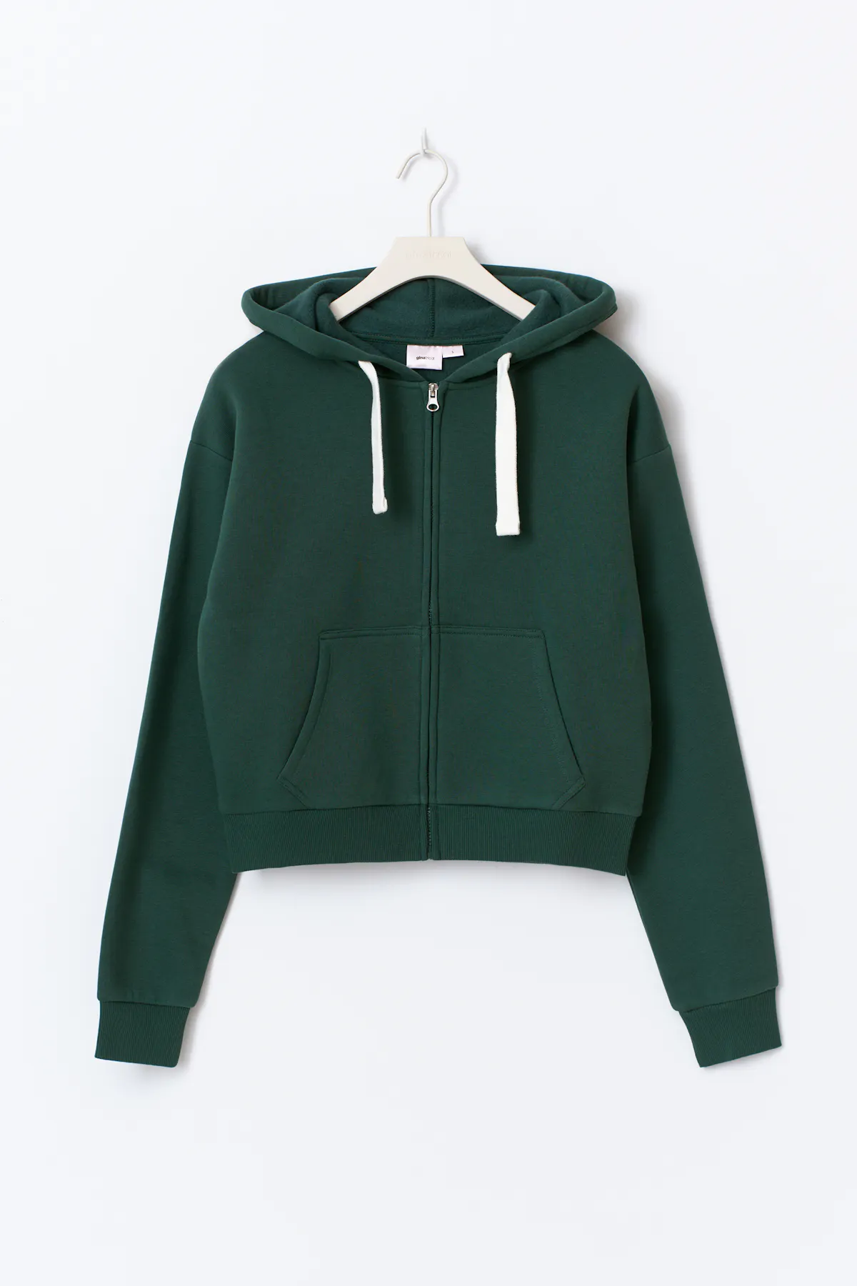 14+ zip hoodie - Green - Gina Tricot
