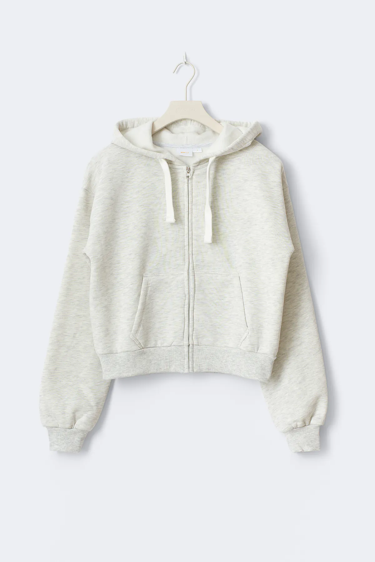 14+ zip hoodie - Grey - Gina Tricot