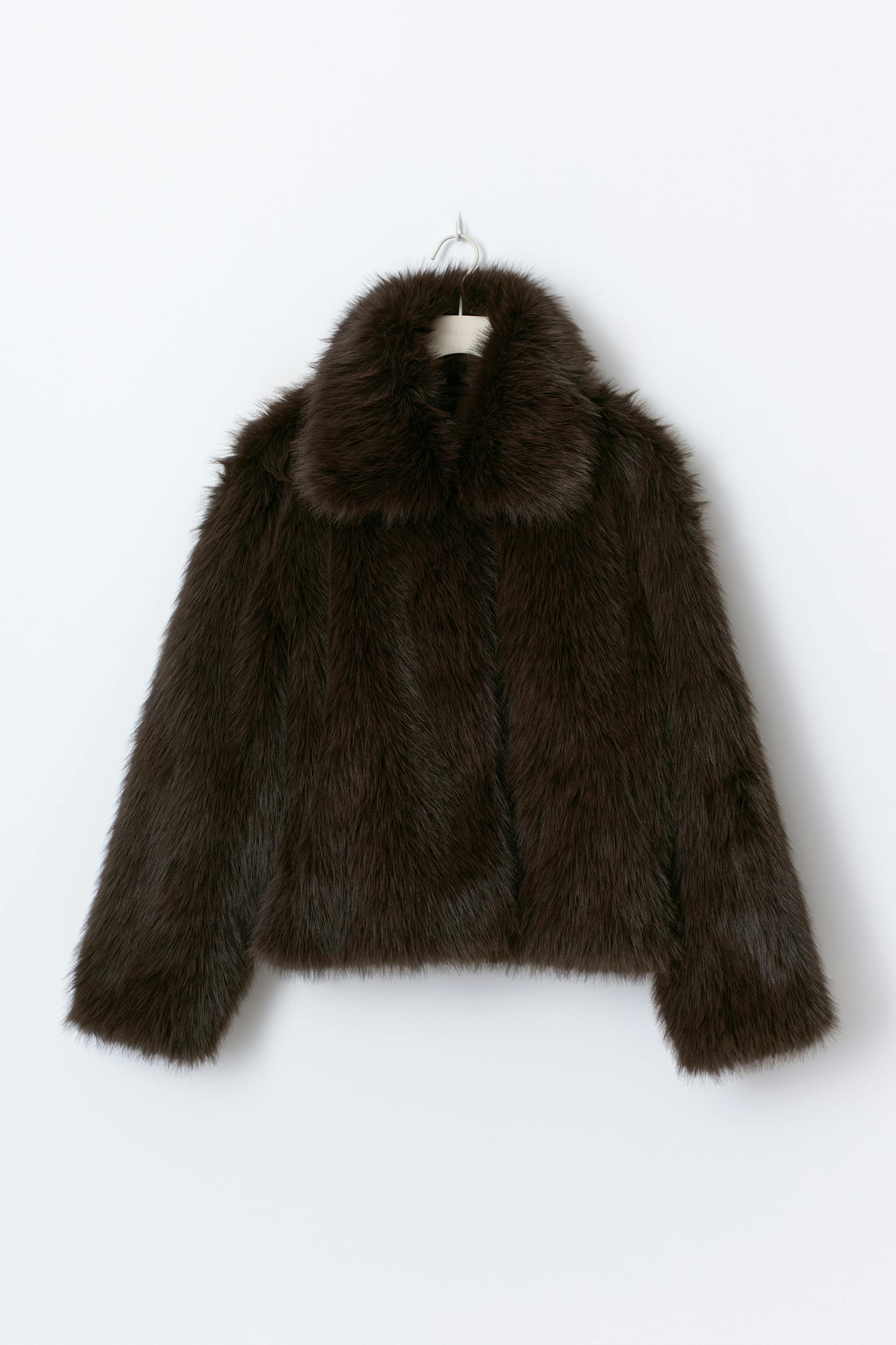 Faux fur short jacket