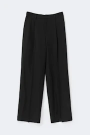 Tall wide pleated trousers