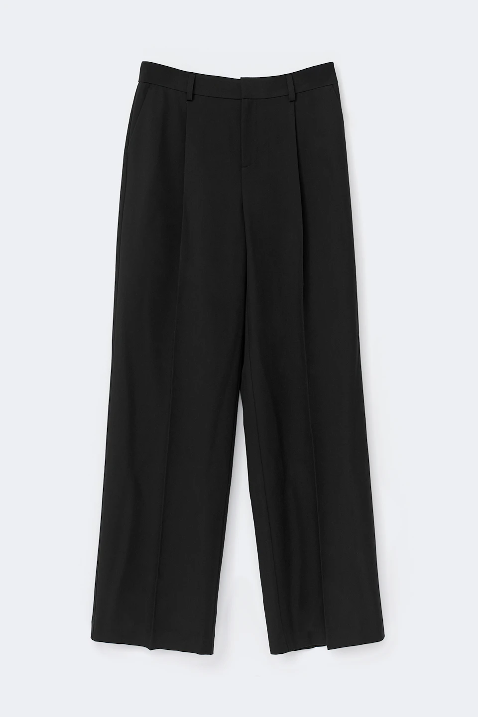 Tall wide pleated trousers