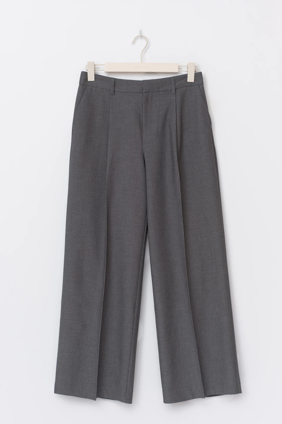 Tall wide pleated trousers