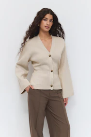 Knitted Cotton Cardigan