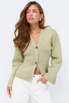 Knitted Cotton Cardigan
