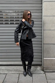 Structured Midi Skirt