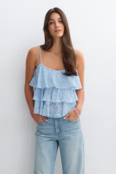 Lace Frill Singlet