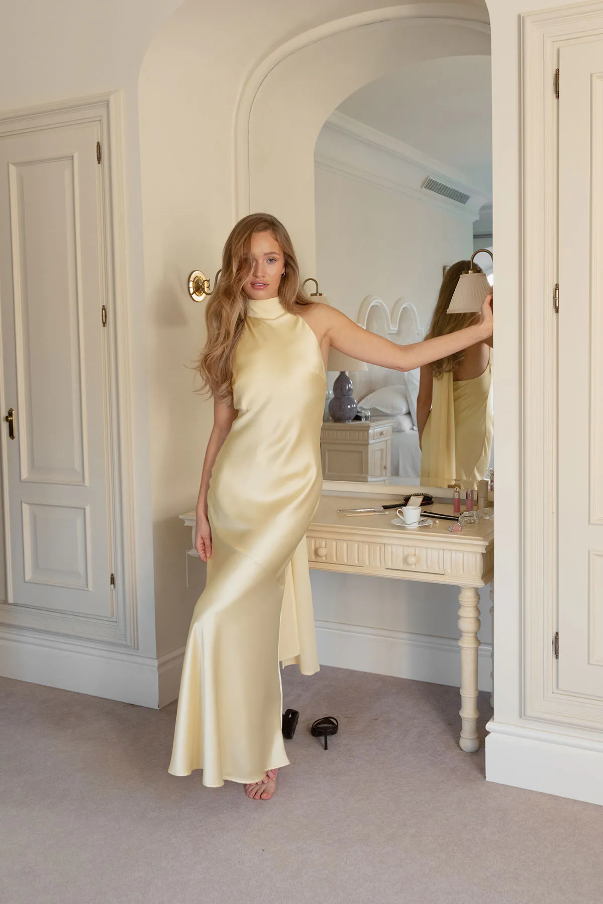 Shawl Maxi Dress
