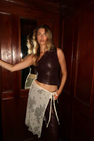 Lace Apron Skirt