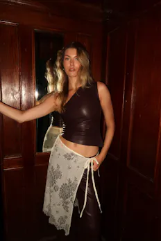 Lace Apron Skirt