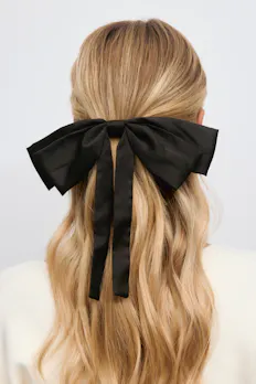 Satin Bow Hair Clip