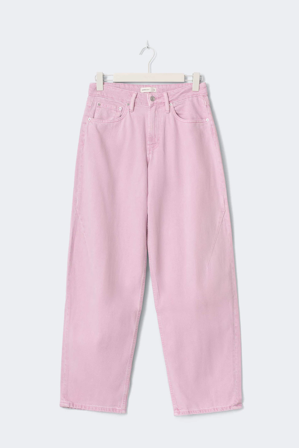 Baggy-crush tall jeans