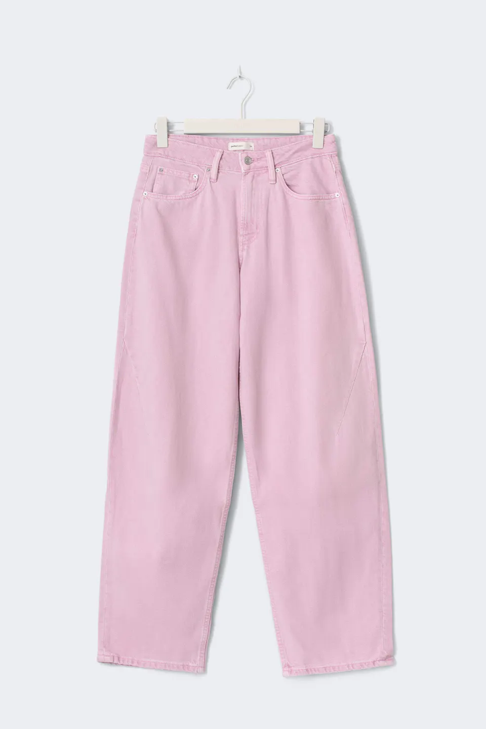 Baggy-crush tall jeans