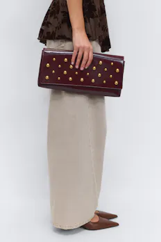 Patent Studded Clutch