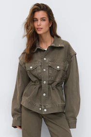 Office Cargo Denim Jacket