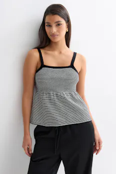 Knitted Cotton Singlet