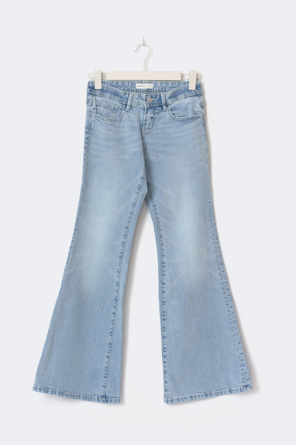 Ultra low flare jeans