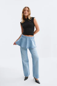 Denim Mini Skirt