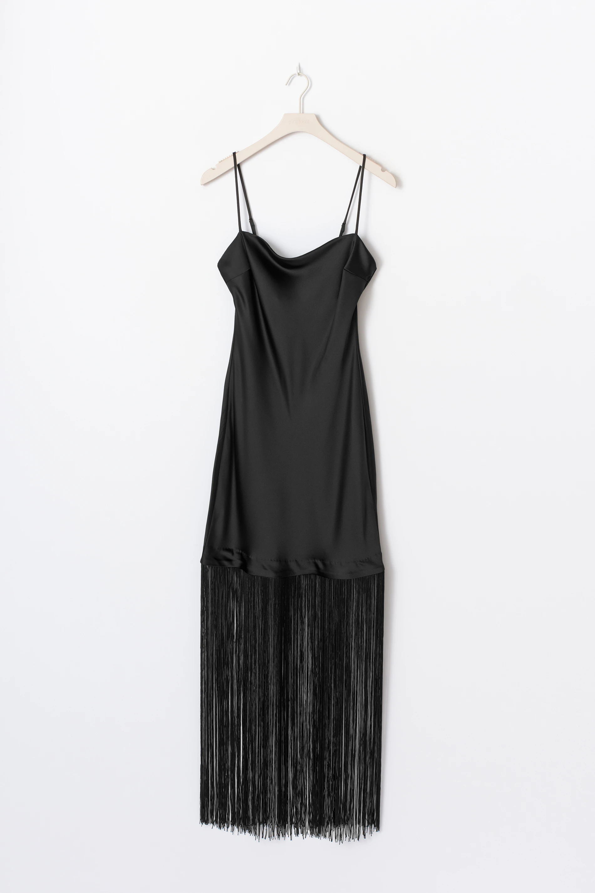 Gina Tricot Fringe satin maxi dress klänningar dam – bild 4
