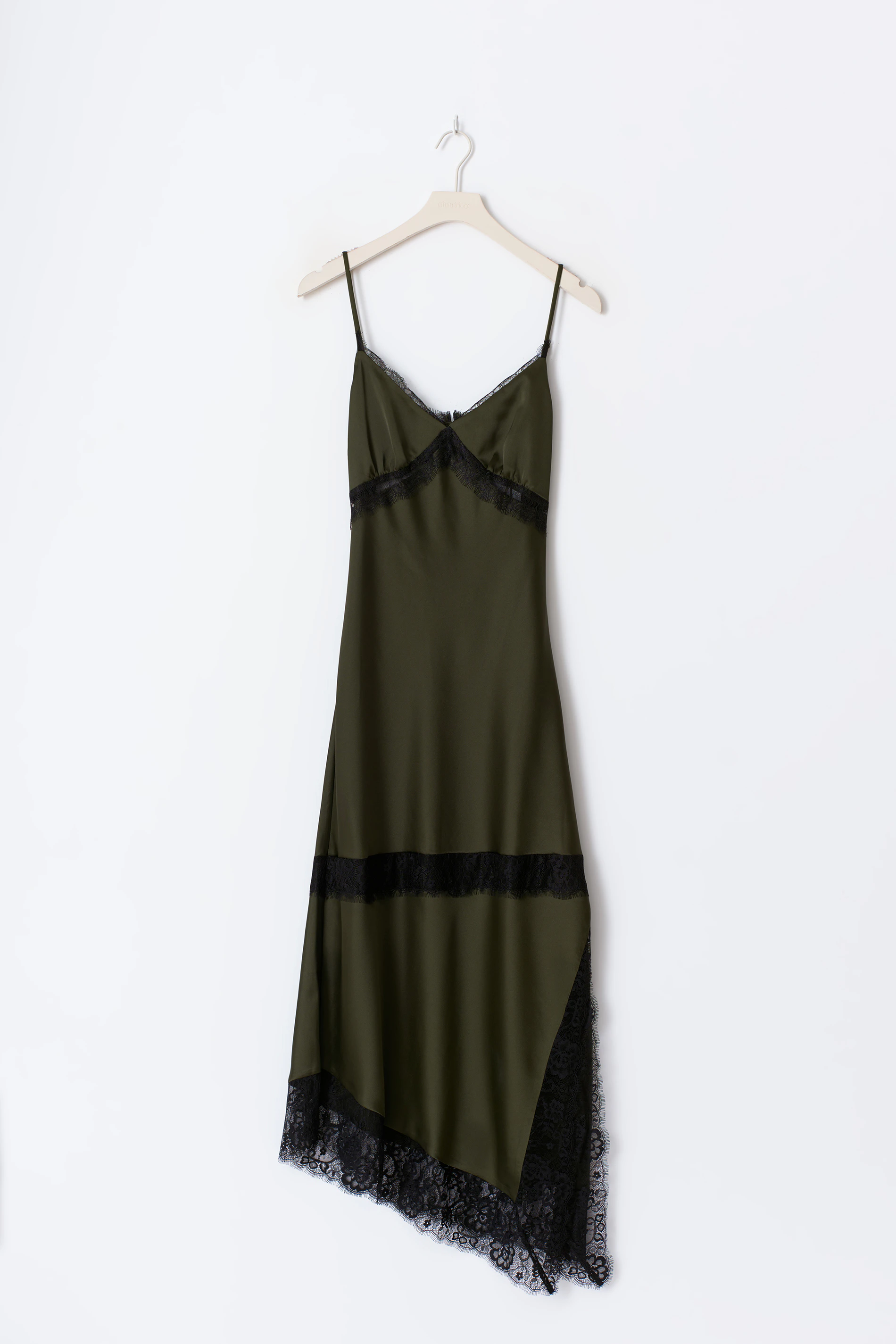 Gina Tricot Satin lace midi dress klänningar dam – bild 4