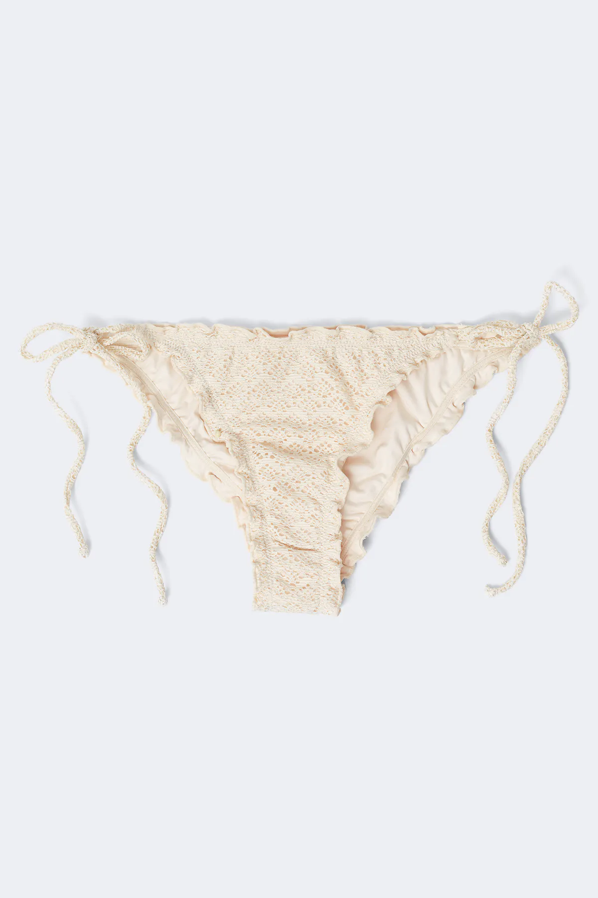 Gina Tricot - 14+ paloma cheeky bikini bottom - Badetøy - Hvit - M - Dame