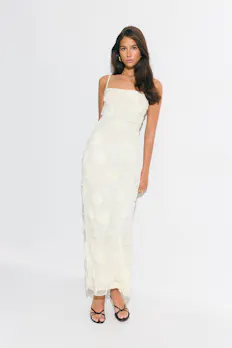 Embroidery Maxi Dress