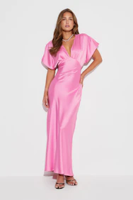 Satin Maxi Dress