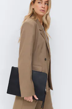 Grained Pu Laptop Case