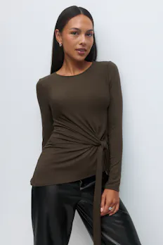 Asymmetric Tie Top