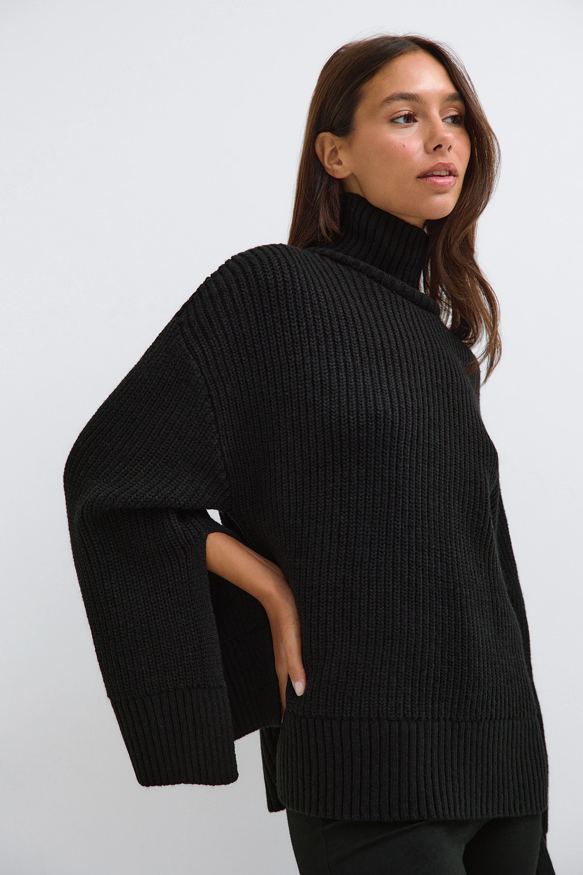 Gina Tricot Knitted turtleneck sweater tröjor dam