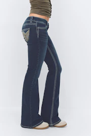 14+ sparkle flare jeans tall