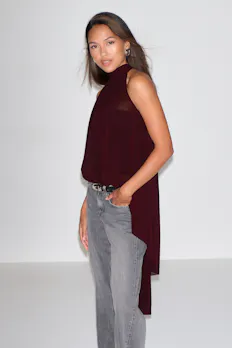 Halterneck Tunic Top