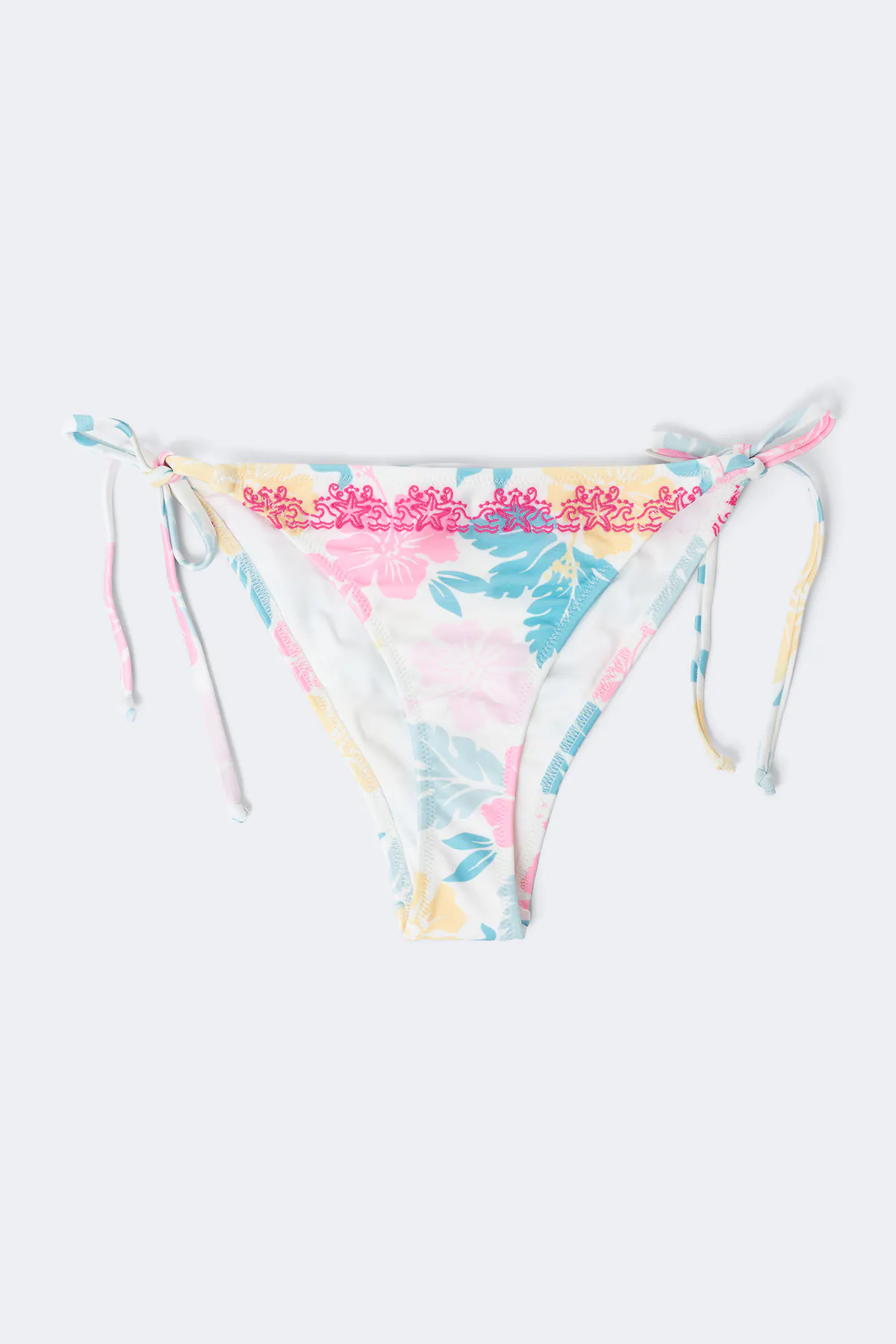 Gina Tricot - 14+ coral cheeky bikini bottom - Zwemkleding - Blauw - M - Dames