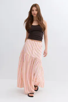Dropped Waist Skirt