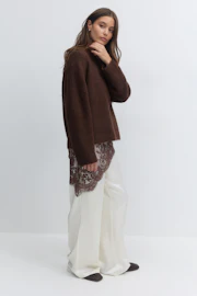 Lace hip scarf