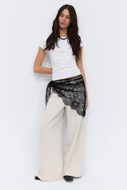 Lace hip scarf