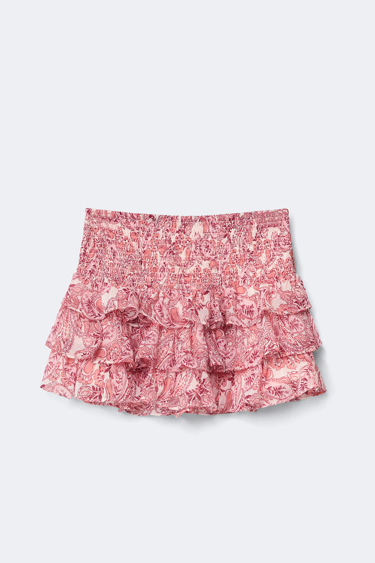 Y frill skirt - Pink - Gina Tricot