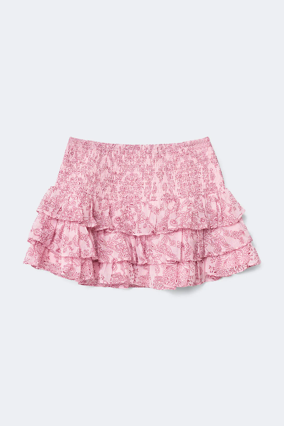 Y frill skirt - Pink - Gina Tricot