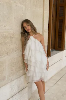 Frill Mini Dress