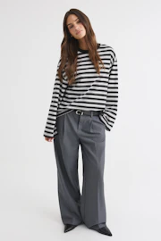 Stripe long sleeve tee
