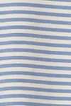 Dusty blue stripe